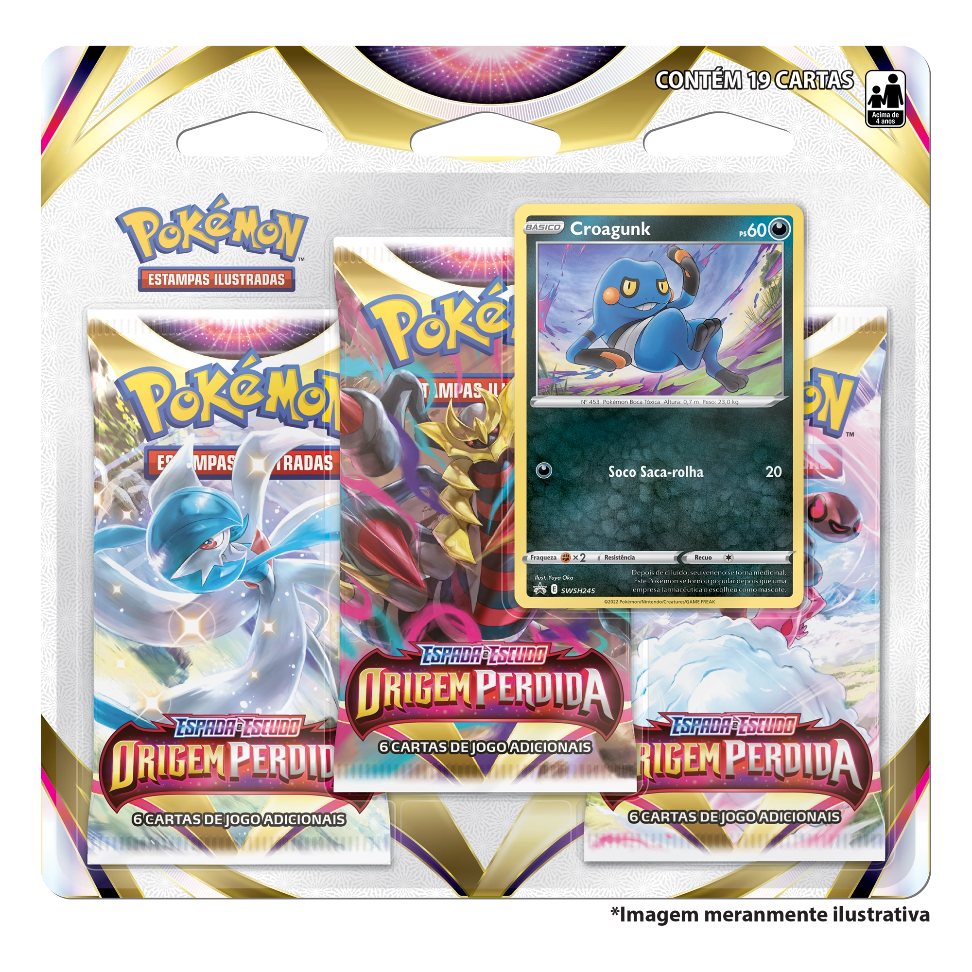 Blister Pokemon Triplo Origem Perdida