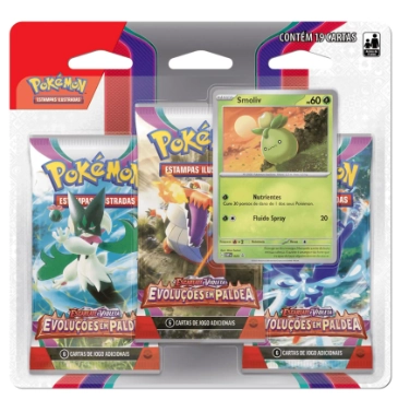 Jgs Carton Pokemon Triplo Evolucoes Em Pa