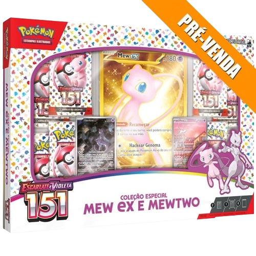 Box Pokemon Mew Ex E Mewtwo