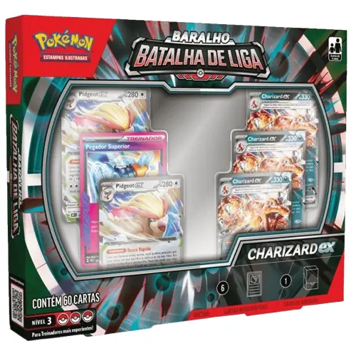 Pokemon Deck Batalha De Liga Charizard Ex