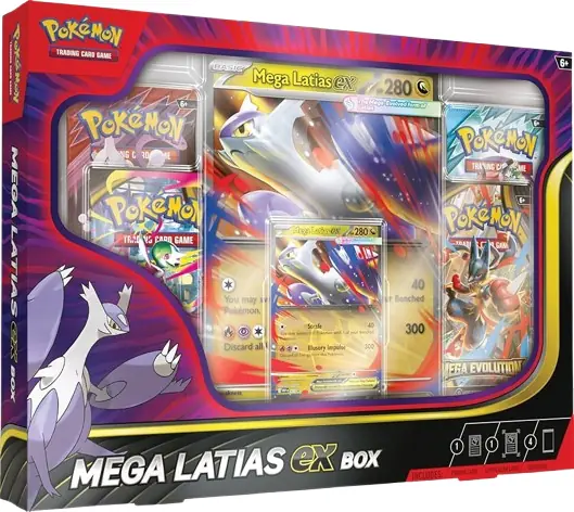 Box Pokemon Ex Mega Latias