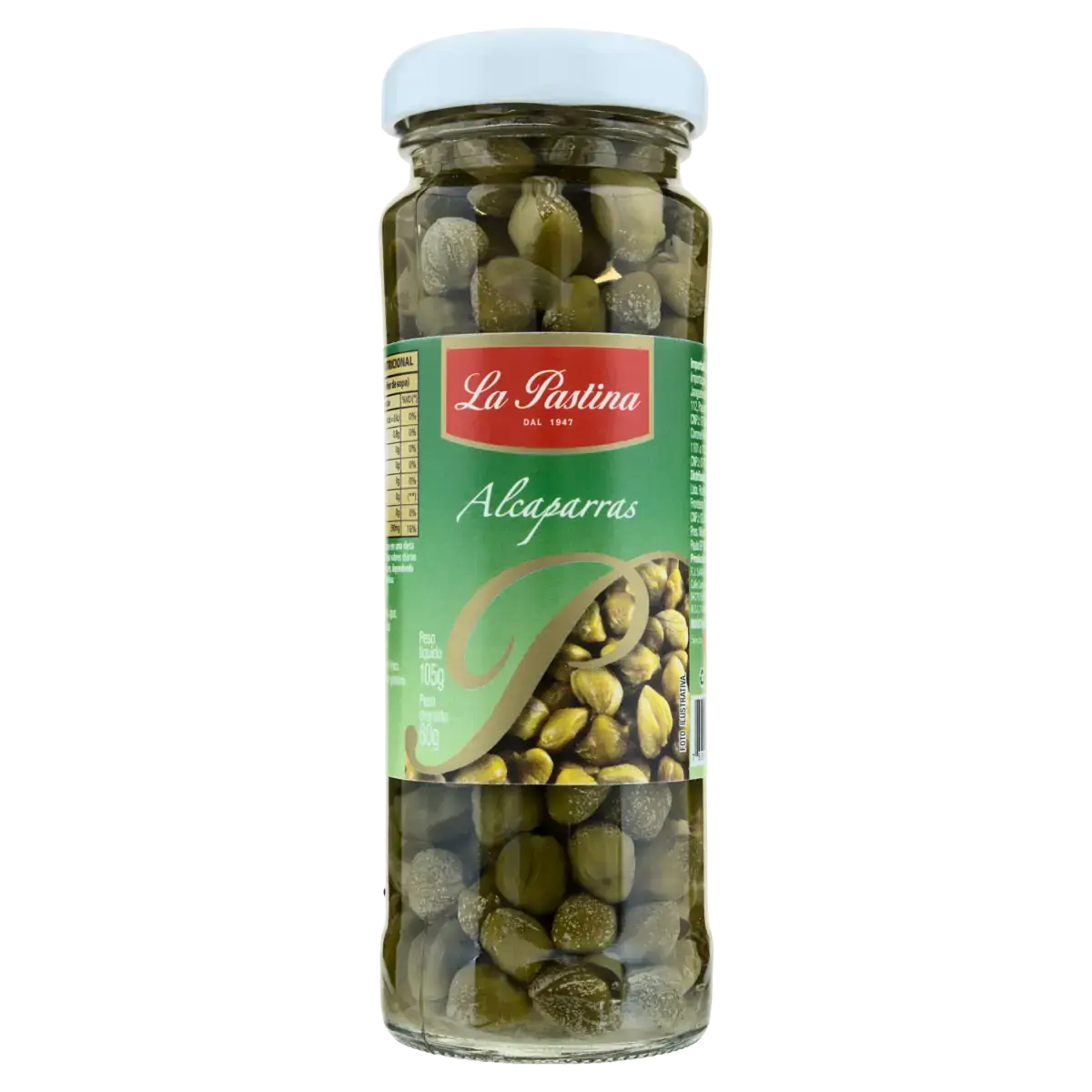 Alcaparra Em Conserva La Pastina Vidro 60g