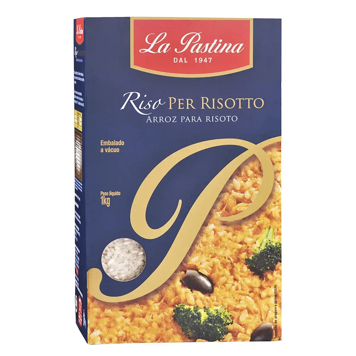 Arroz Arbório Tipo 1 La Pastina Caixa 1kg