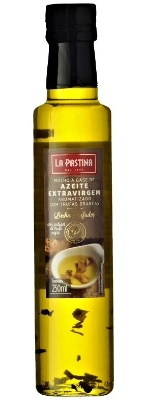 Molho à Base De Azeite De Oliva Extra Virgem Trufas Brancas La Pastina Vidro 250ml