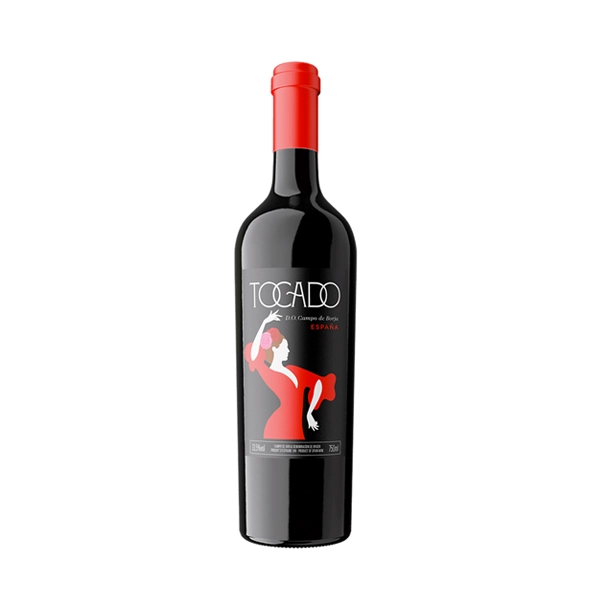 Vinho Espanhol Tinto Seco Tocado Garnacha Campo De Borja Garrafa 750ml