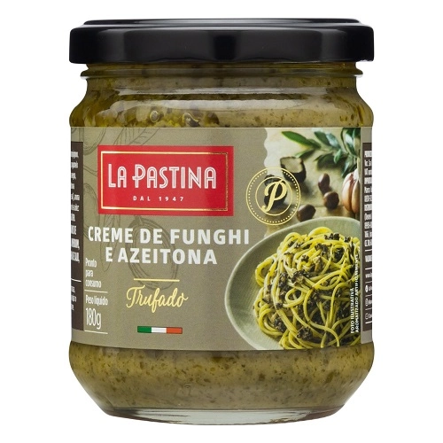 Antepasto Funghi E Azeitona Trufado La Pastina Vidro 180g