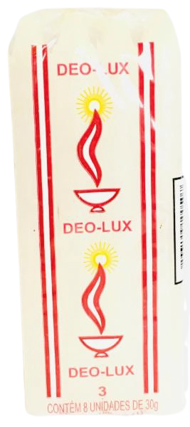 Vela Votiva Fin Color Deo Lux C/8