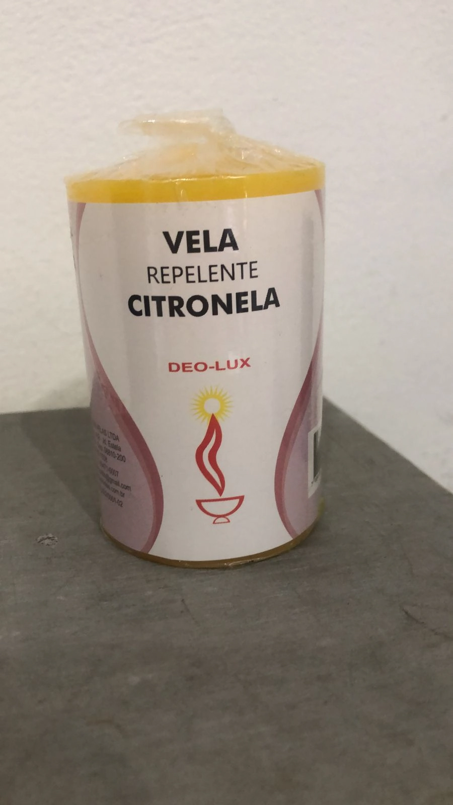 Vela Deo Lux C/citronela