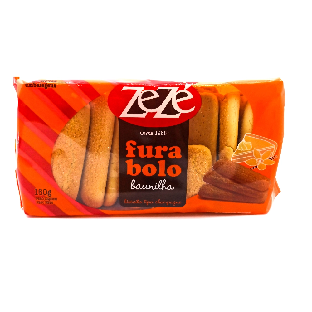 Bisc.zeze Fura Bolo 180g Baunilha