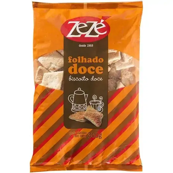 Bisc.zeze Folhado 300g Doce