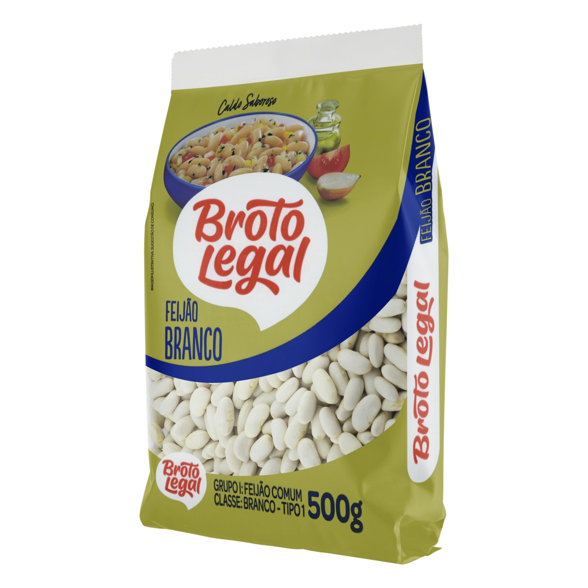 Feijão Branco Tipo 1 Broto Legal Pacote 500g