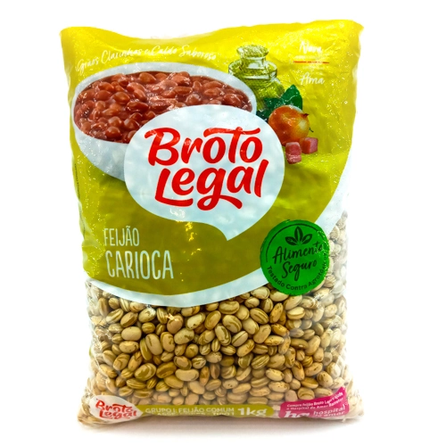 Feijão Carioca Tipo 1 Grão De Campo Pacote 1kg