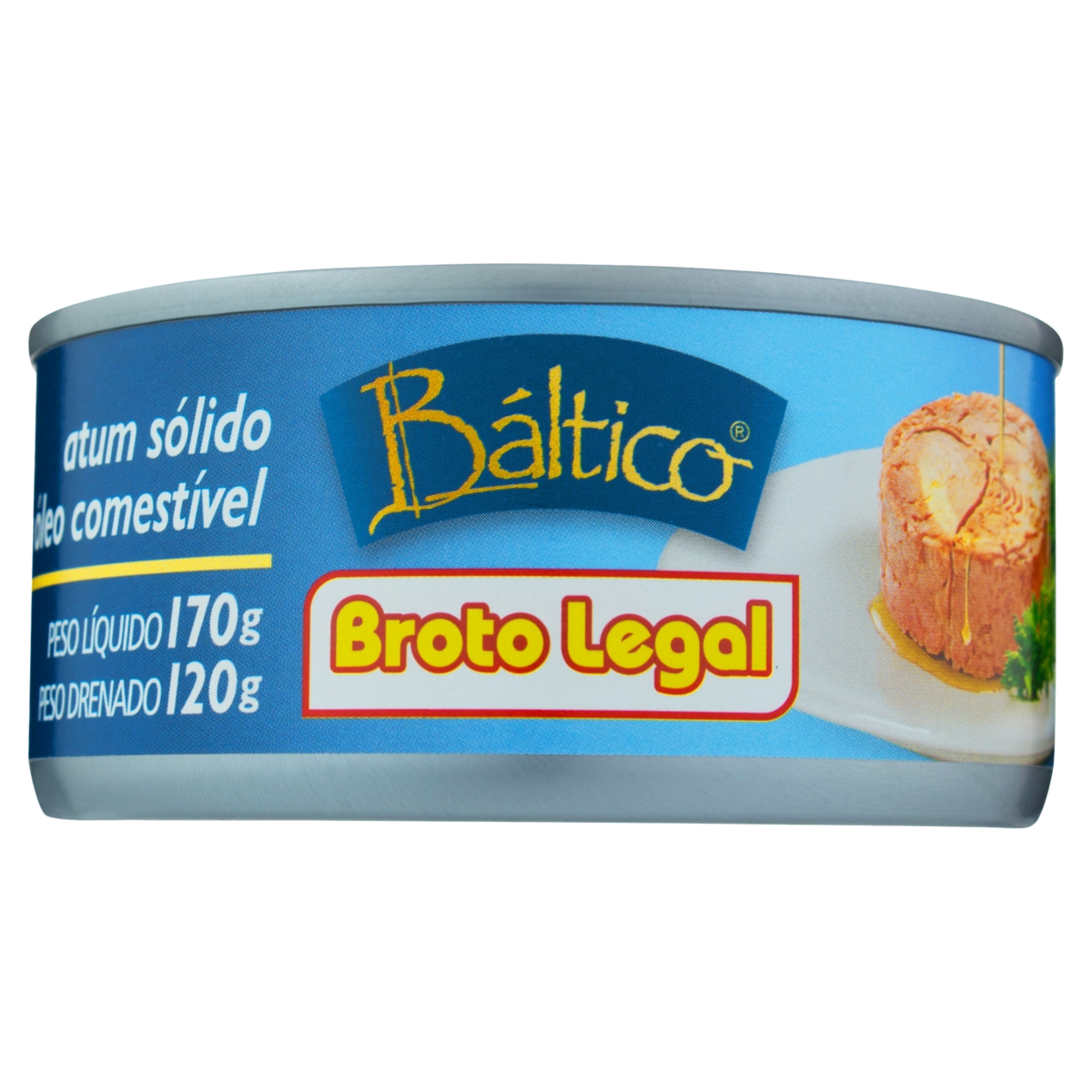 Atum Sólido Em óleo Báltico Lata 120g