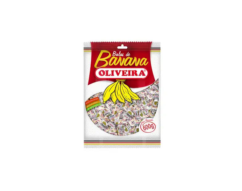 Balas Oliveira 600g Banana