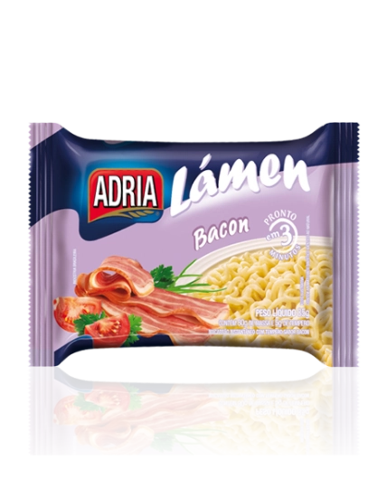 Macarrão Adria Inst Bacon 85gr