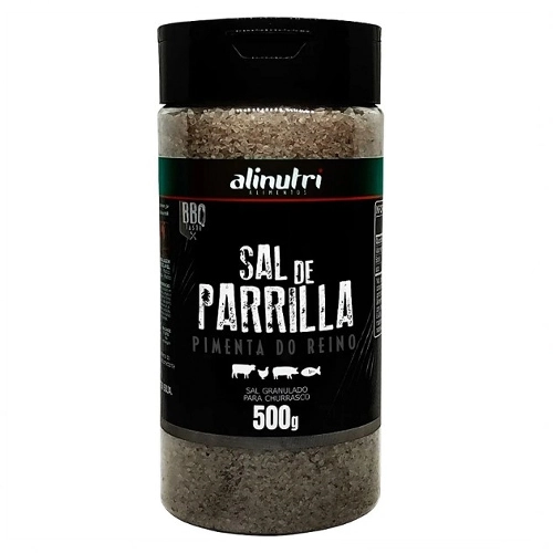 Sal De Parrilla Pimenta Do Reino Alinutri 500g