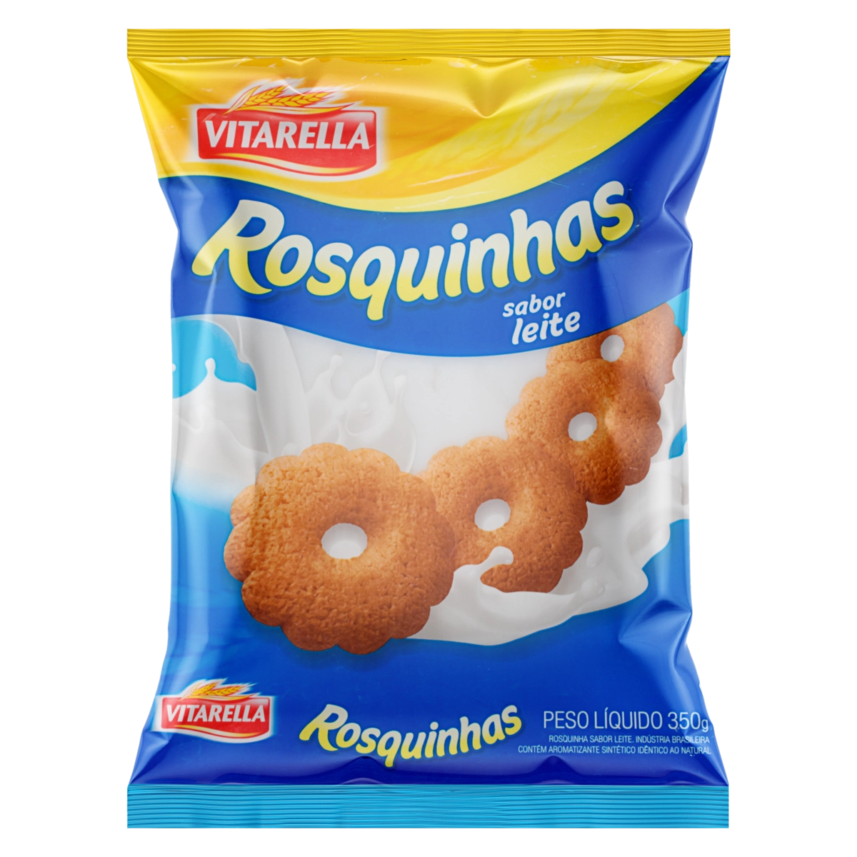 Biscoito Rosquinha Leite Vitarella Pacote 350g