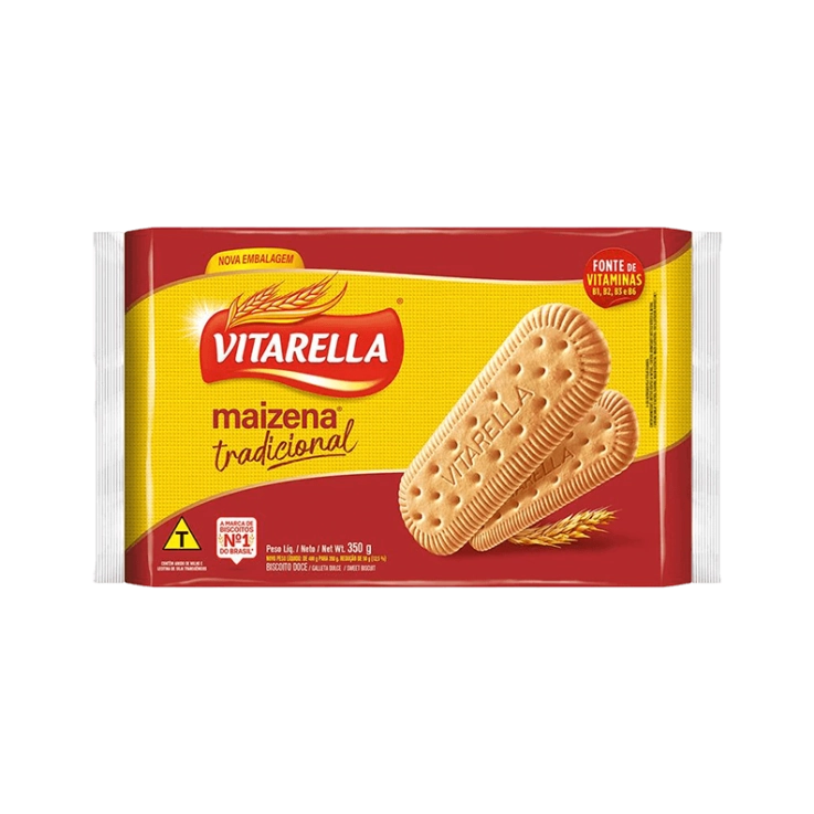 Biscoito Maizena Tradicional Vitarella Pacote 400g