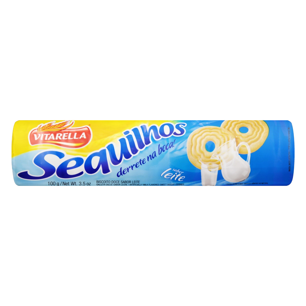 Biscoito Sequilho Leite Vitarella Pacote 89g