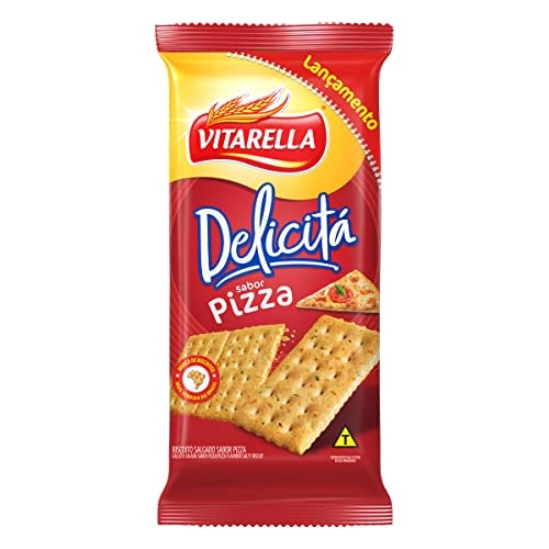 Pack Biscoito Pizza Vitarella Delicitá Pacote 138g 6 Unidades