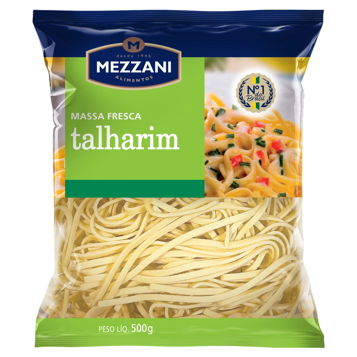 Massa Fresca Talharim Mezzani Pacote 500g