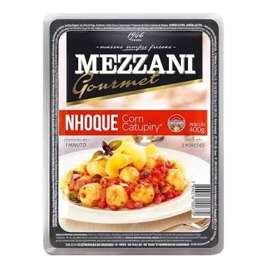 Nhoque Com Catupiry Mezzani Gourmet Bandeja 400g