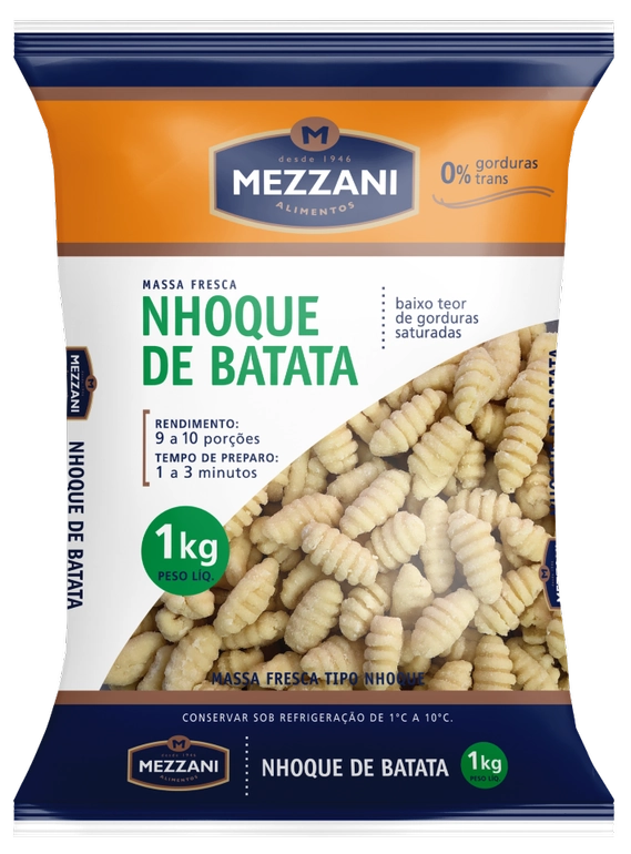 Nhoque De Batata Mezzani Pacote 1kg
