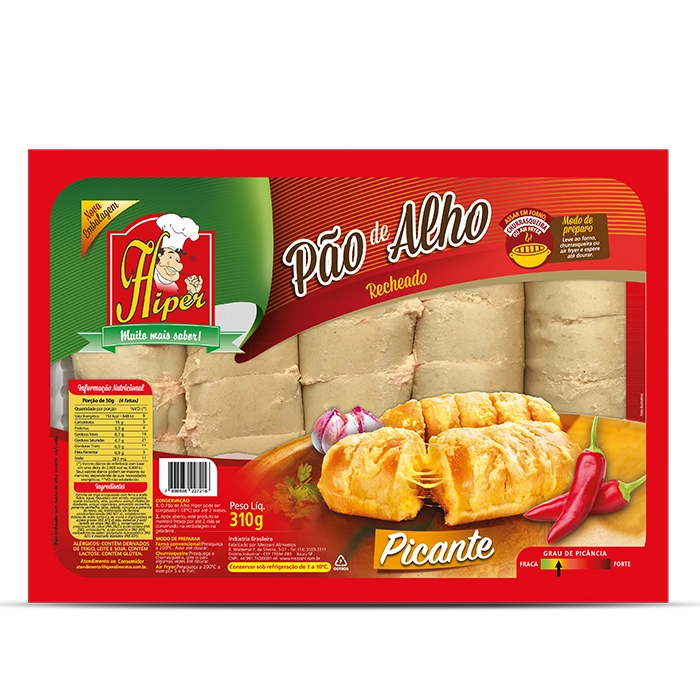 Pao De Alho Hiper 310g Picante