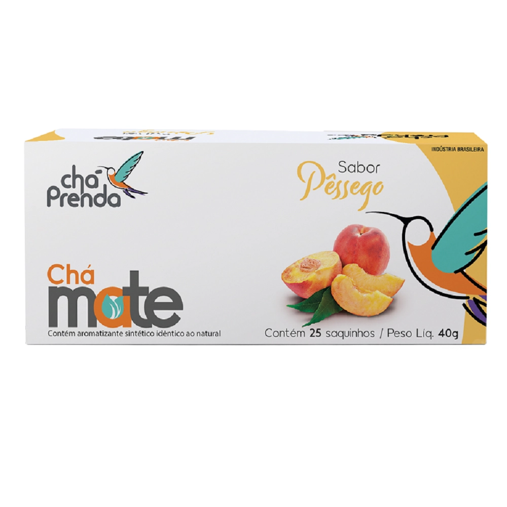 Cha Prenda 25unidade Saq Pessego