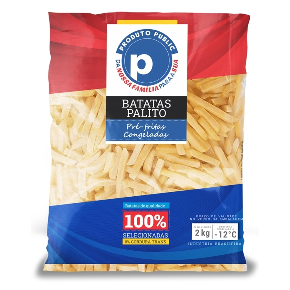 Batata Pre Frita 2kg Public