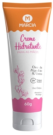 Cr Hidr Maos Marcia 60g Oleo De Algodao E Ureia