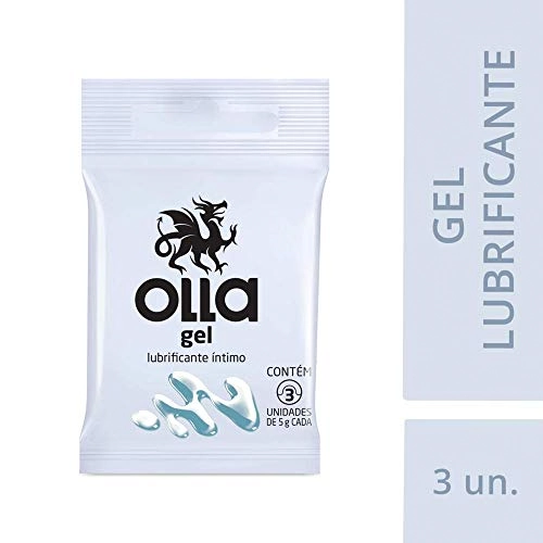 Preservativo Masculino Lubrificado Olla Pacote 3 Unidades