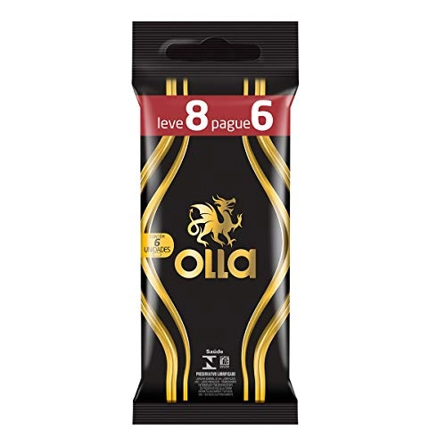 Preservativo Lubrificado Olla Pacote Leve 8 Pague 6 Unidades