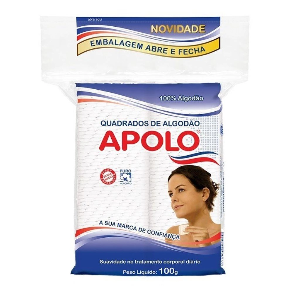 Algodão Quadrado Apolo 100g Unit