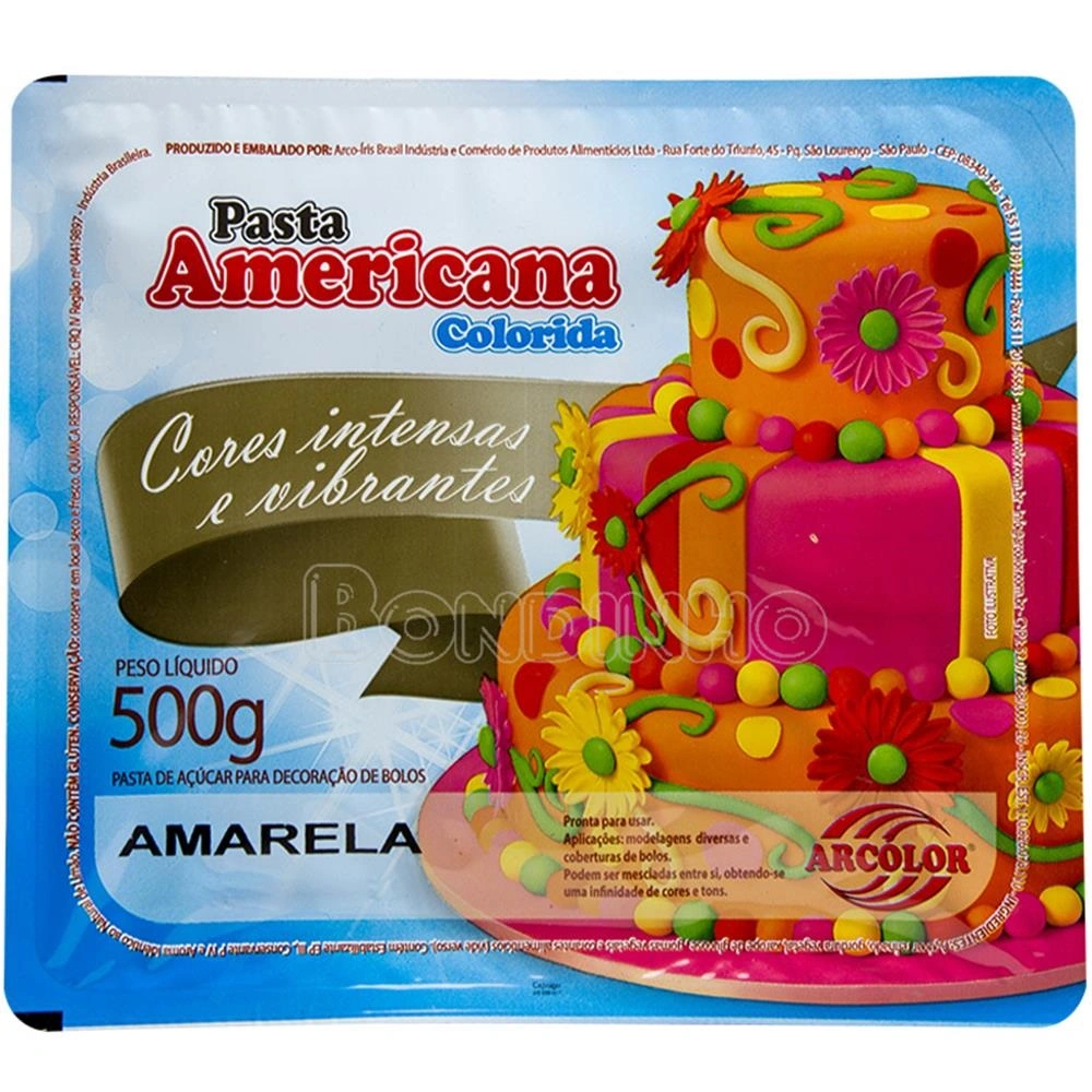 Pasta Americana Arcolor Color Amar 500g