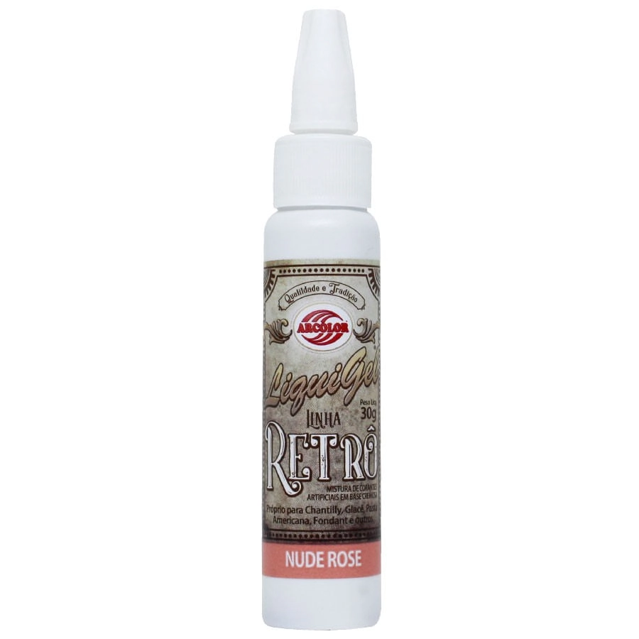 Corante Liquigel Nude Rose Retro 30g Arcolor