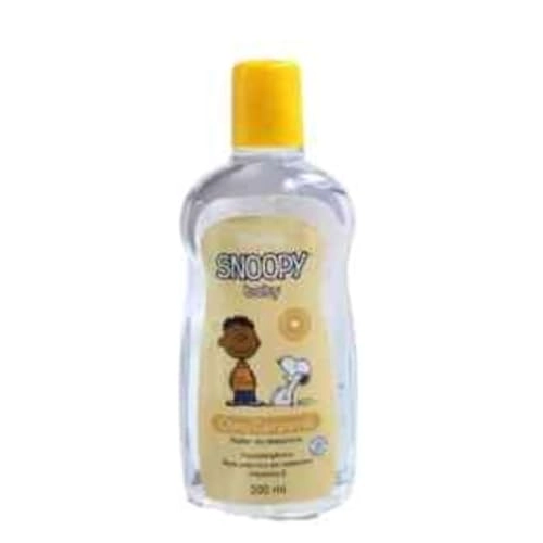 óleo Corporal Poder Da Melanina Snoopy Baby Cottonbaby Frasco 200ml