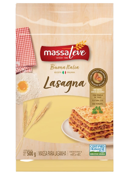 Massa Lasanha Massaleve Buona Italia 500g