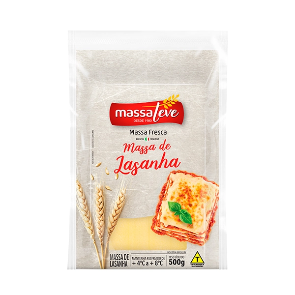 Massa Massa Leve 500gr Lasanha