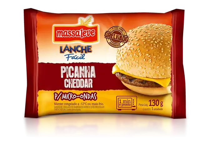 Lanche Massaleve Picanha Cheddar