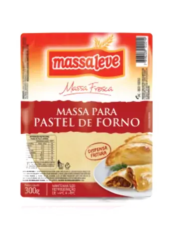 Massa Pastel Massaleve Forno