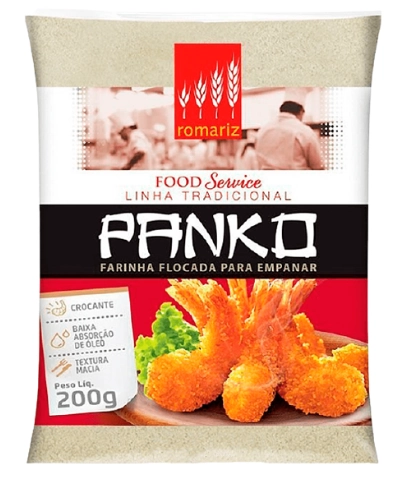 Farinha Flocada Para Empanar Panko Romariz 200g