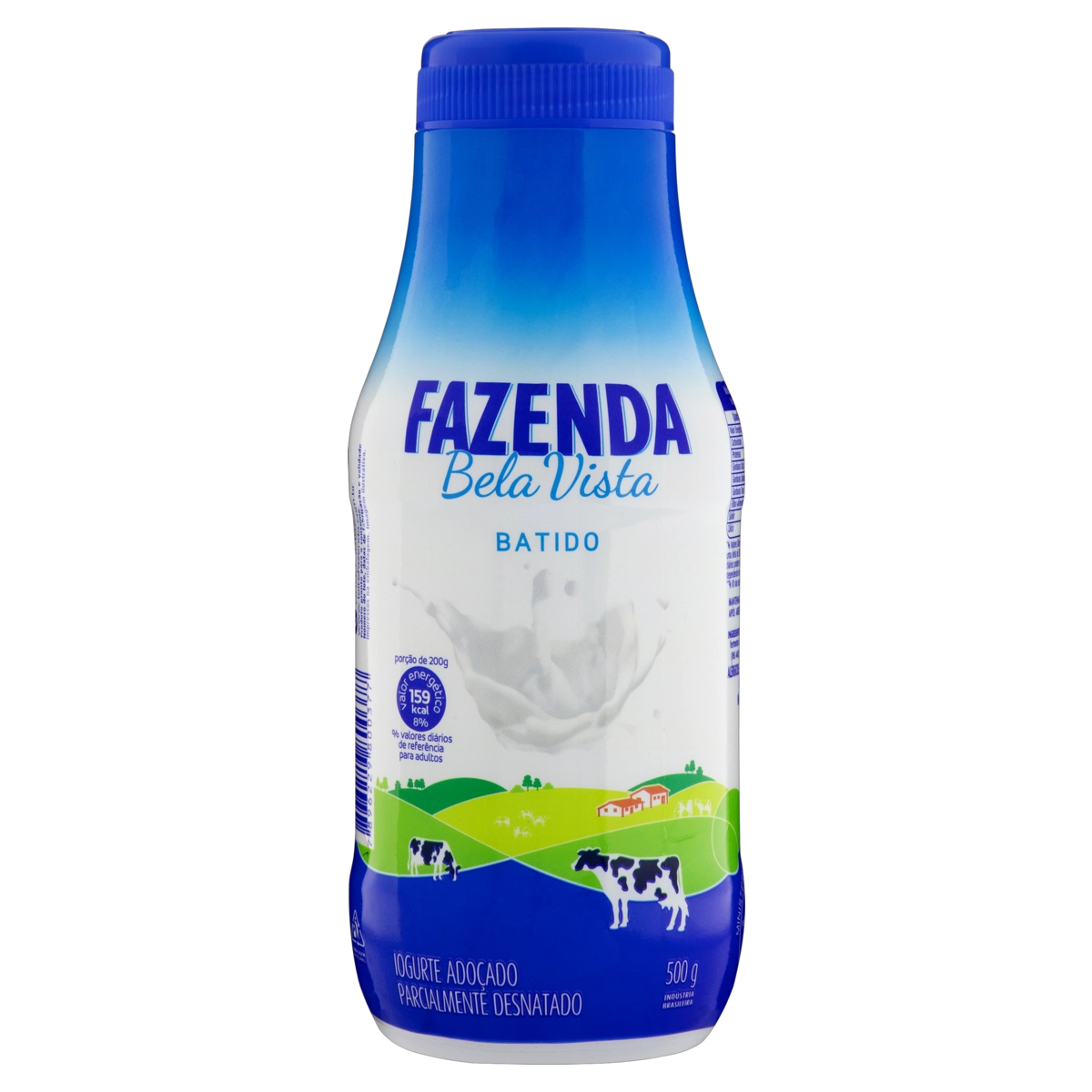 Iogurte Parcialmente Desnatado Fazenda Bela Vista Garrafa 500g