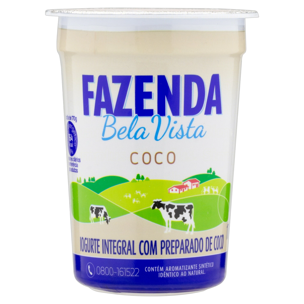 Iogurte Integral Coco Fazenda Bela Vista Copo 170g