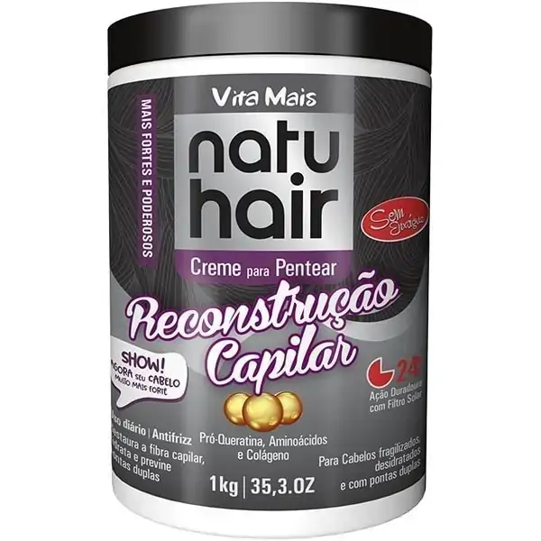 Cr Pentear Natuhair 1kg Reconst Capilar