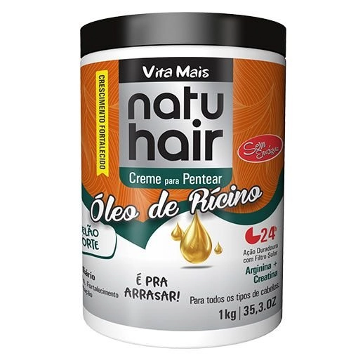 Creme De Tratamento 1kg Oleo De Ricino