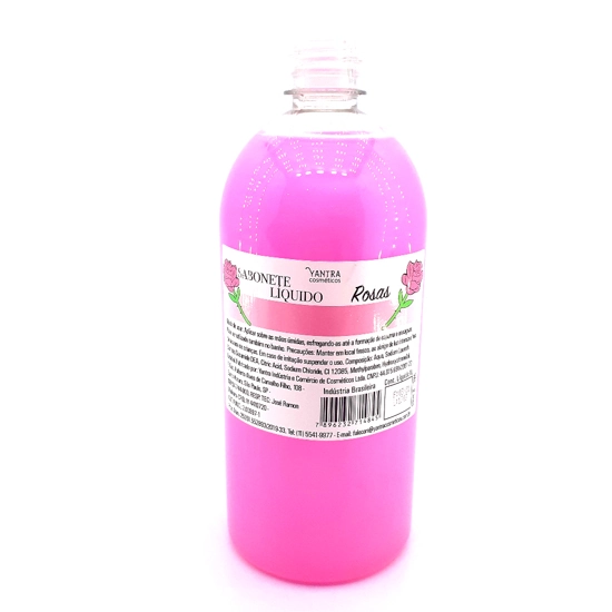 Sabonete Liquido Rosas 1l Rosa