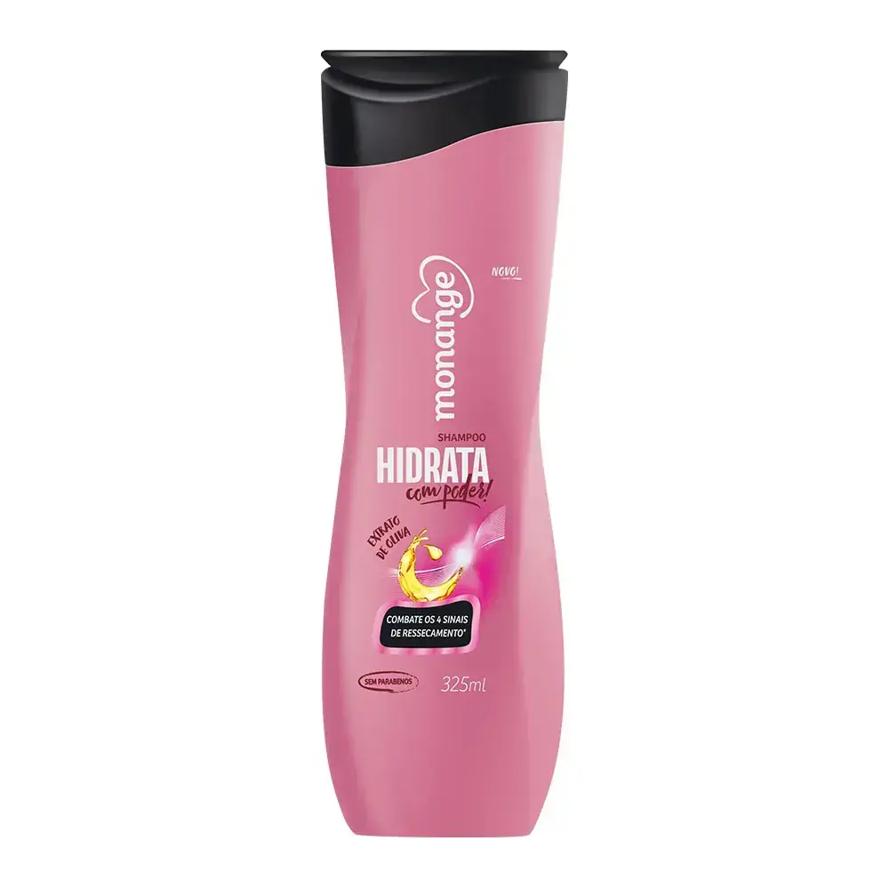 Shampoo Monange Hidrata Com Poder Frasco 325ml