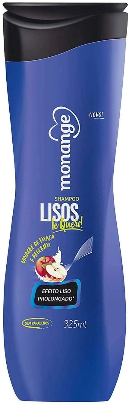 Shampoo Monange Lisos Te Quero Frasco 325ml