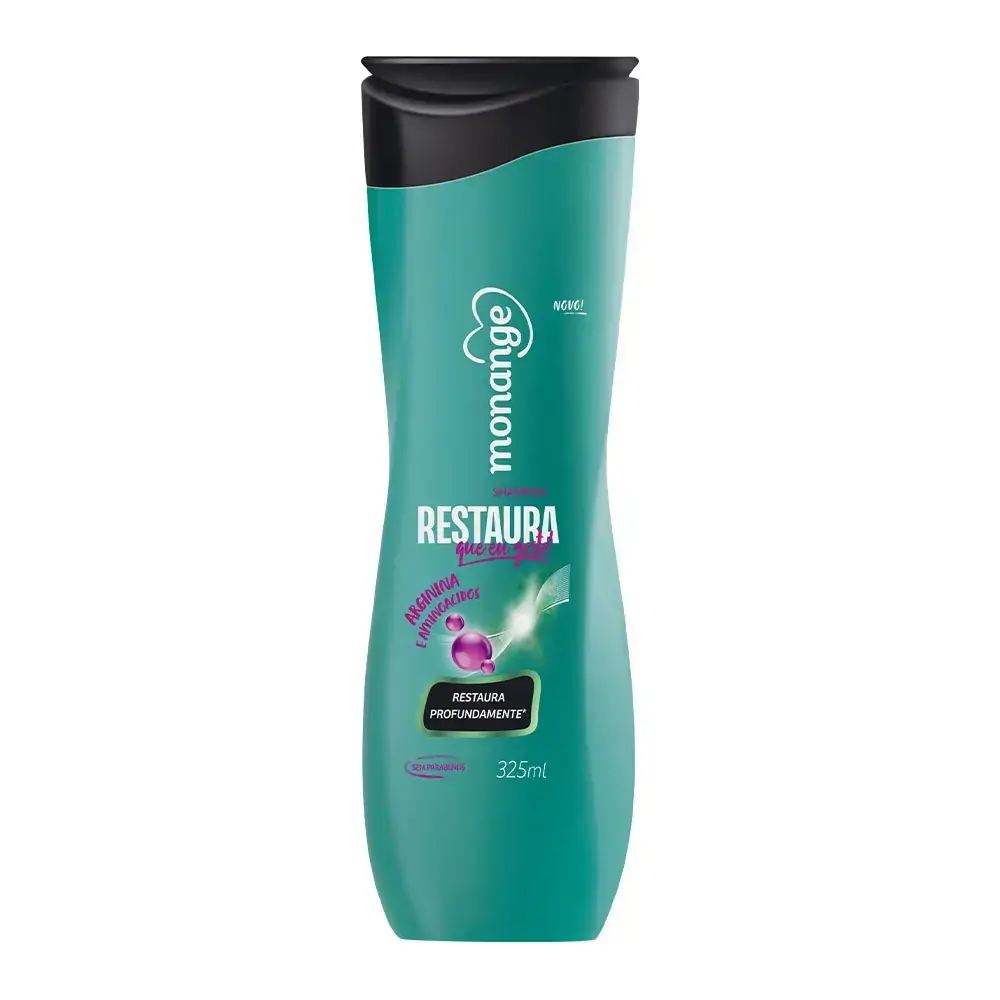 Shampoo Monange 325ml Restaura Q Gosto